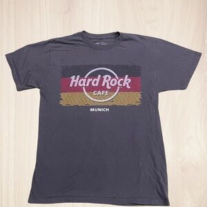 Hard Rock Cafe Munich Gray Short Sleeve Tee